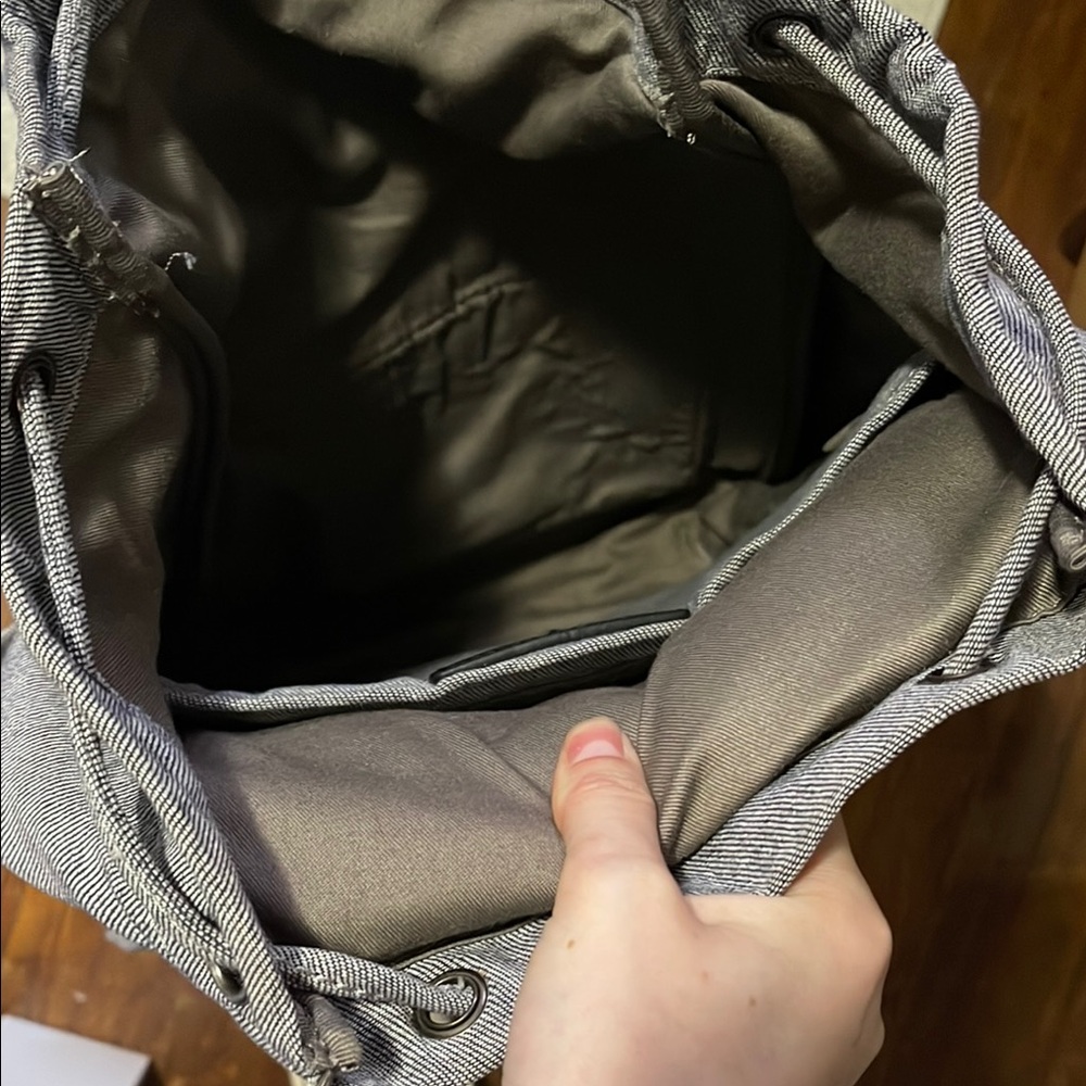 Everlane Gray Canvas Backpack - image 7